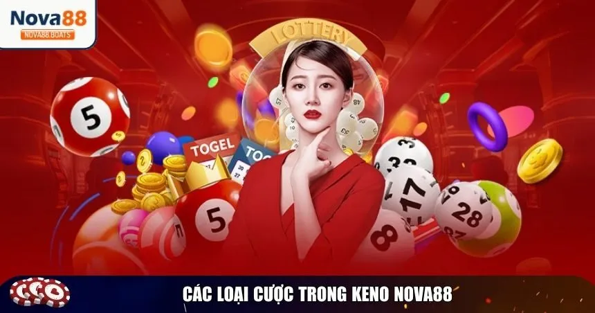Keno tại Nova88 mang đến nhiều hình thức cược đa dạng