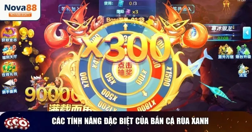 Nhiều tính năng thú vị cho người chơi