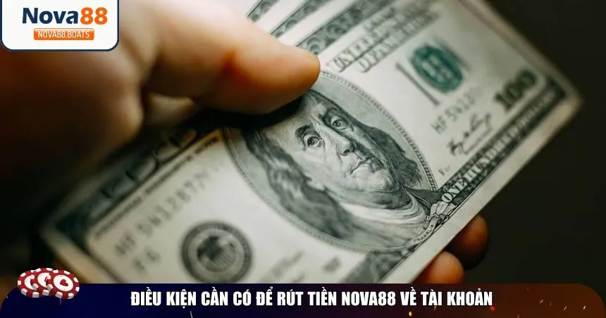 Điều kiện rút tiền áp dụng tại nhà cái